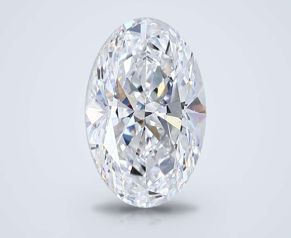 3.75 Carat Oval Natural Diamond