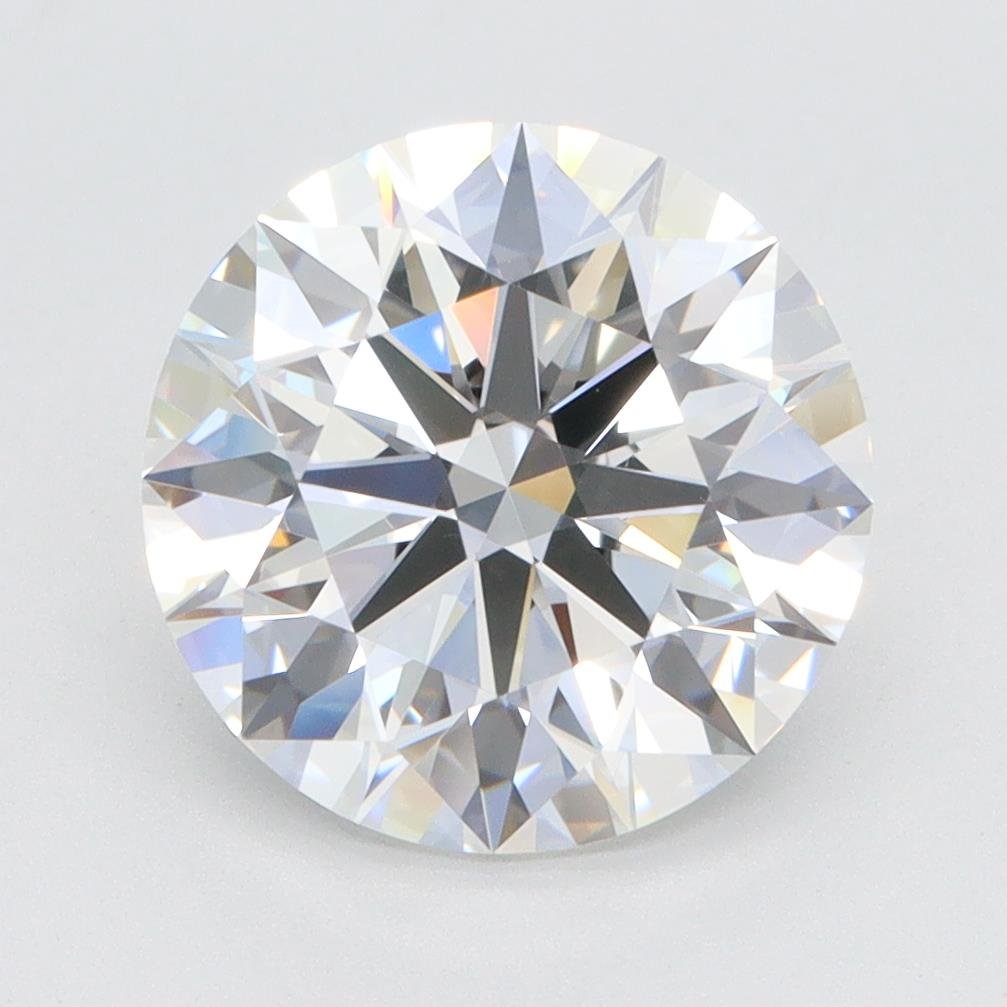 3.66ct F IF Rare Carat Ideal Cut Round Lab Grown Diamond