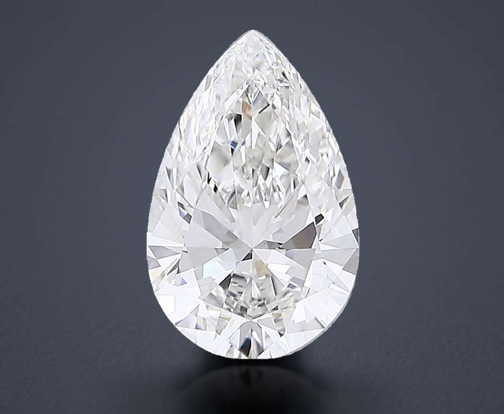 3.68 Carat Pear Lab Diamond