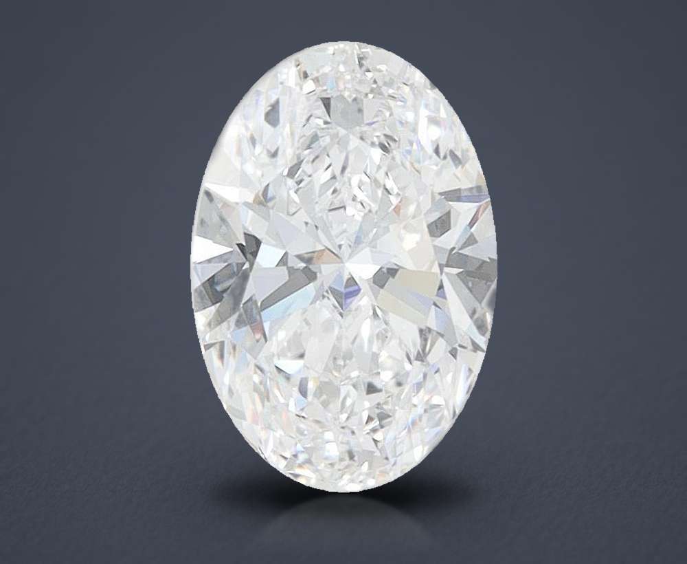 1.34 Carat Oval Lab Diamond