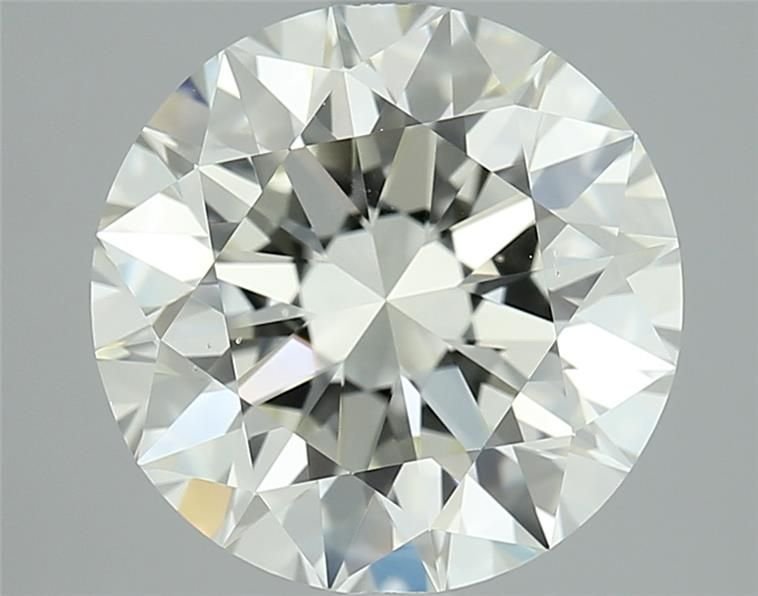 4.01ct J VS2 Rare Carat Ideal Cut Round Diamond