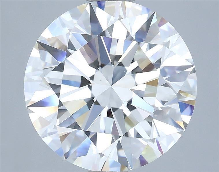 4.03ct H VVS2 Rare Carat Ideal Cut Round Diamond