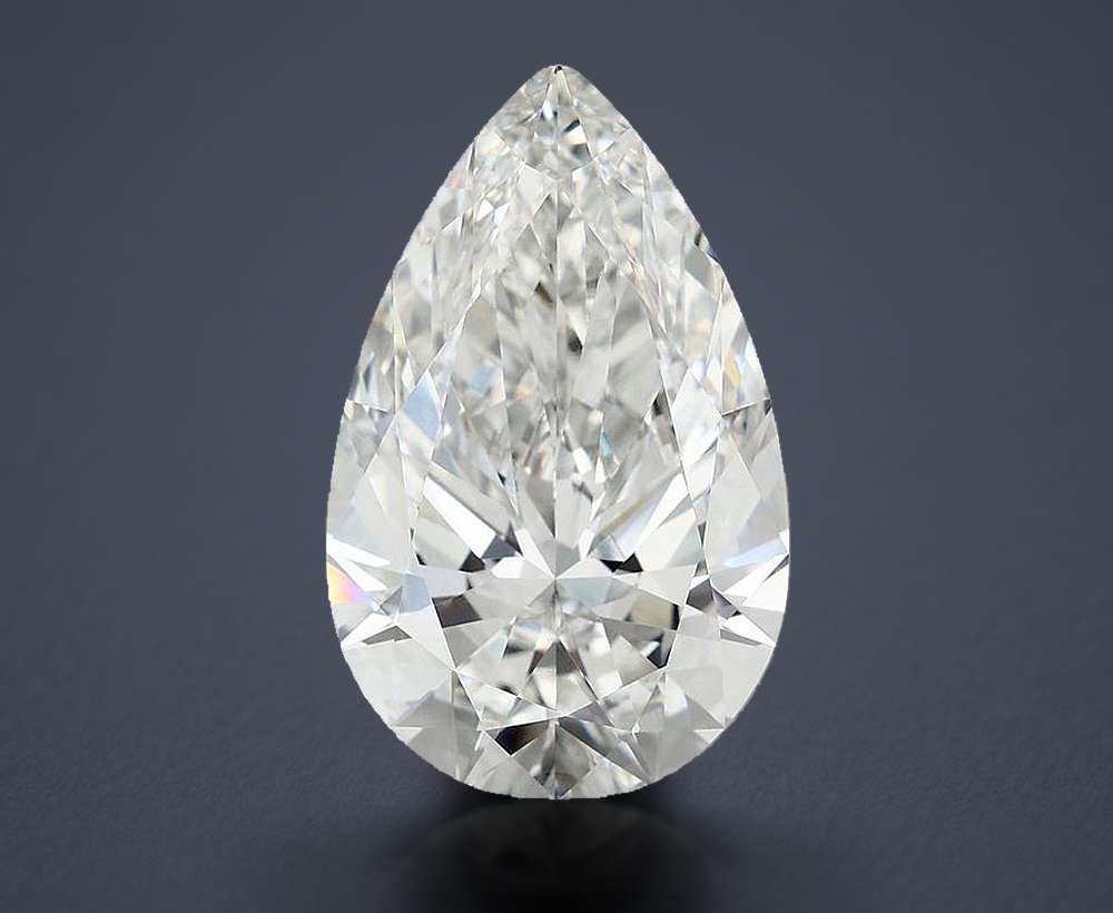 9.75 Carat Pear Lab Diamond