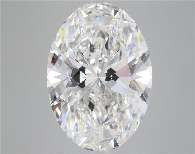 10.46ct F VS2 Rare Carat Ideal Cut Oval Lab Grown Diamond