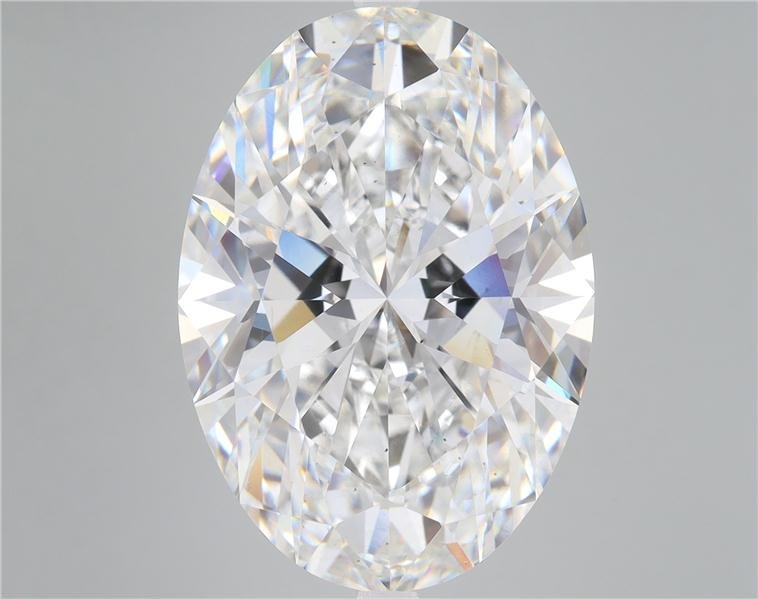 16.38ct F VS2 Rare Carat Ideal Cut Oval Lab Grown Diamond