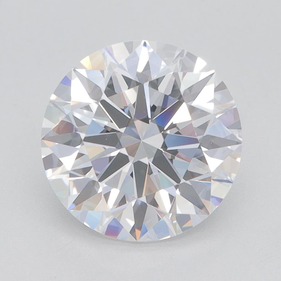 2.77ct D VVS2 Rare Carat Ideal Cut Round Lab Grown Diamond