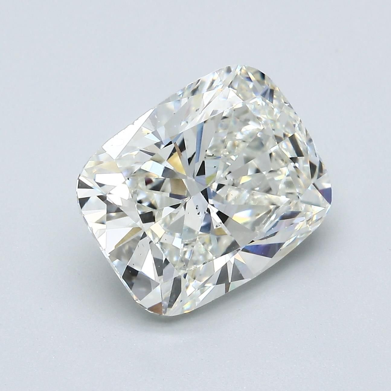5.03ct J SI1 Very Good Cut Cushion Diamond