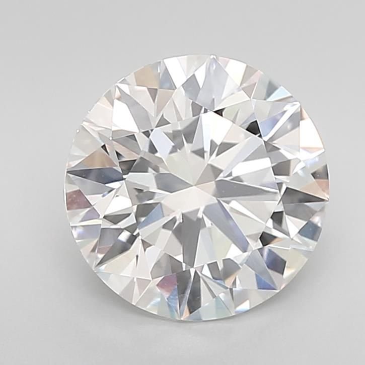 3.01ct F VVS2 Rare Carat Ideal Cut Round Lab Grown Diamond
