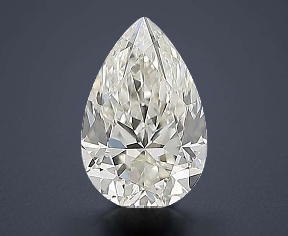 0.51 Carat Pear Natural Diamond