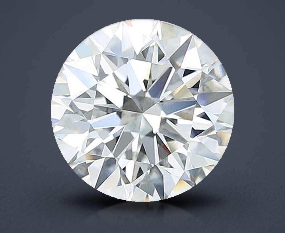 3.09 Carat Round Lab Diamond