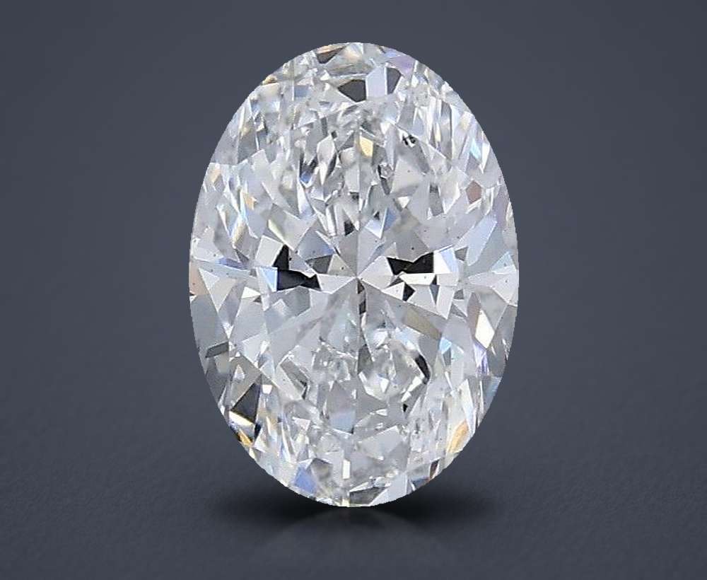 0.53 Carat Oval Lab Diamond
