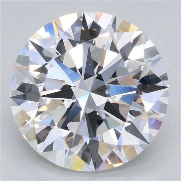 4.06ct F VVS2 Excellent Cut Round Lab Grown Diamond