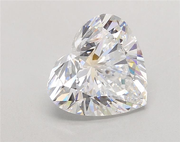 5.06ct D VVS2 Rare Carat Ideal Cut Heart Lab Grown Diamond