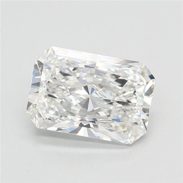1.10ct F VVS2 Rare Carat Ideal Cut Radiant Lab Grown Diamond