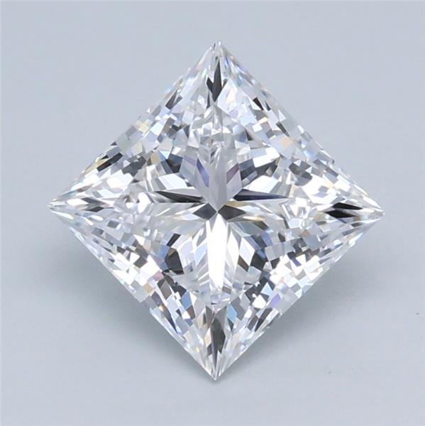 1.05ct D VVS2 Rare Carat Ideal Cut Princess Lab Grown Diamond