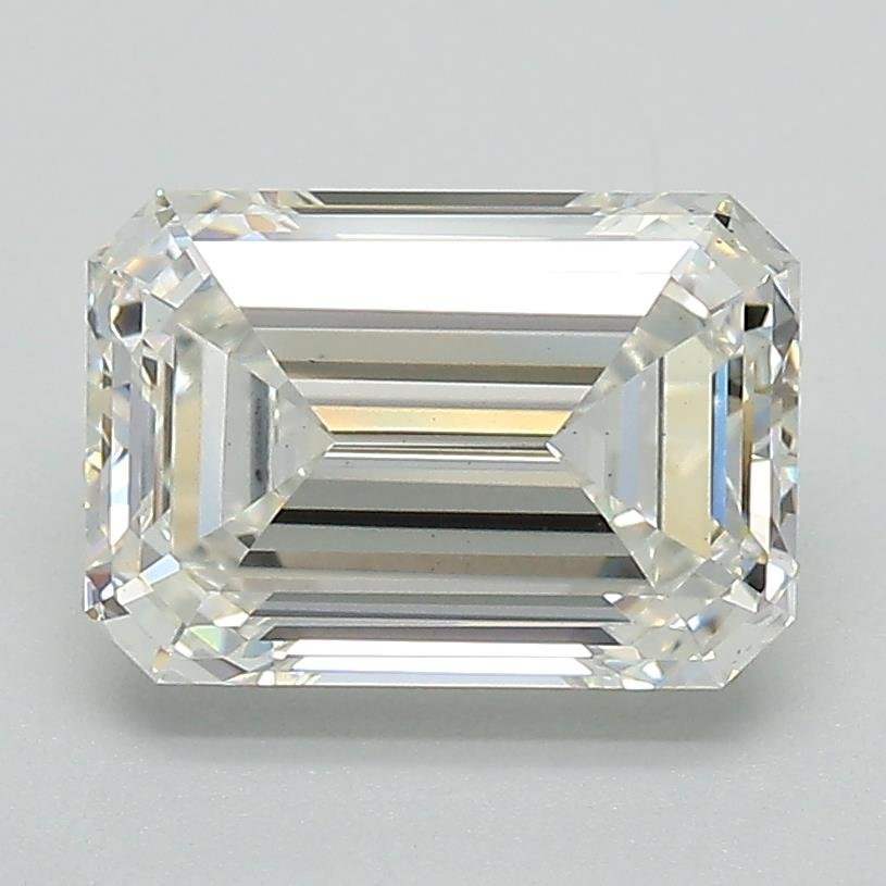 2.51ct G VS1 Rare Carat Ideal Cut Emerald Lab Grown Diamond