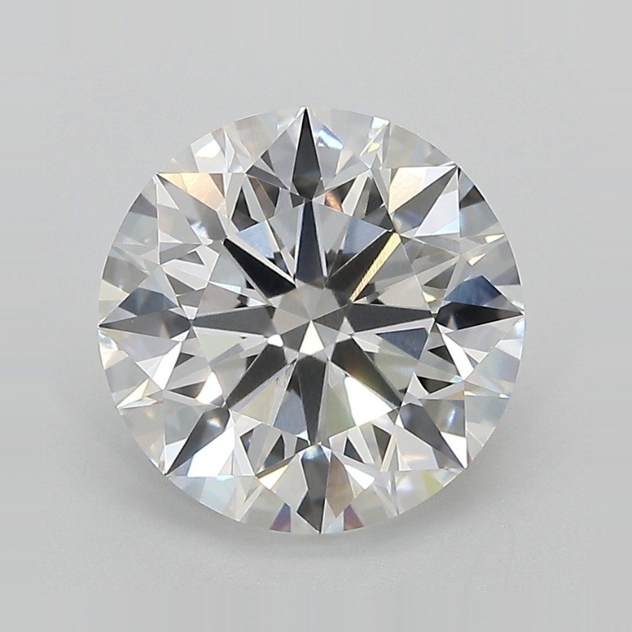 3.86ct D VVS2 Rare Carat Ideal Cut Round Lab Grown Diamond