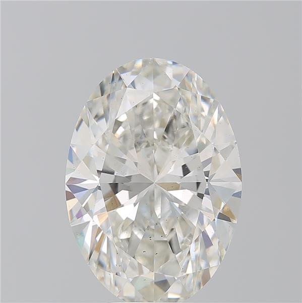 6.42ct H VS2 Rare Carat Ideal Cut Oval Lab Grown Diamond