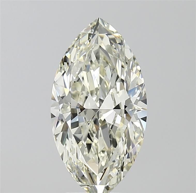 3.01ct K SI1 Rare Carat Ideal Cut Marquise Diamond