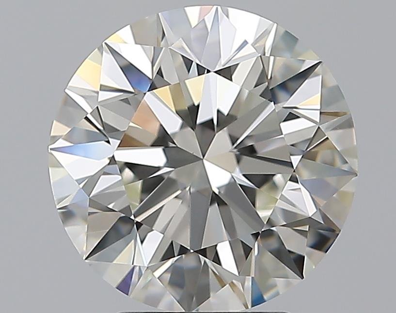 3.51ct J VVS2 Rare Carat Ideal Cut Round Diamond