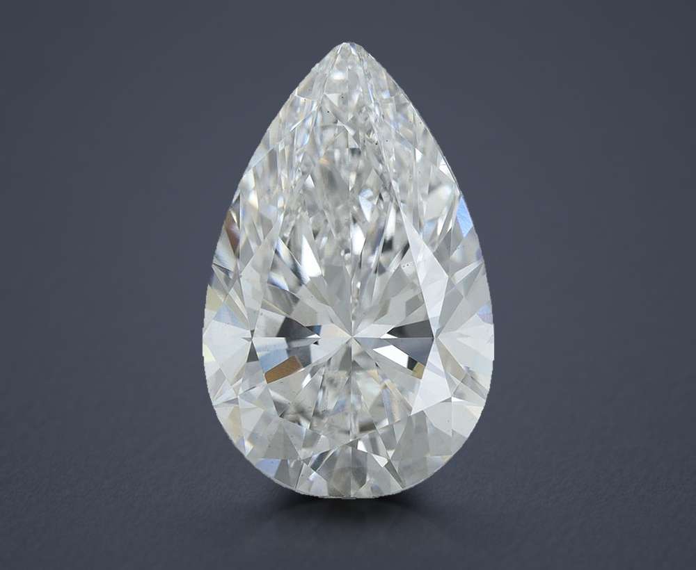 3.18 Carat Pear Lab Diamond