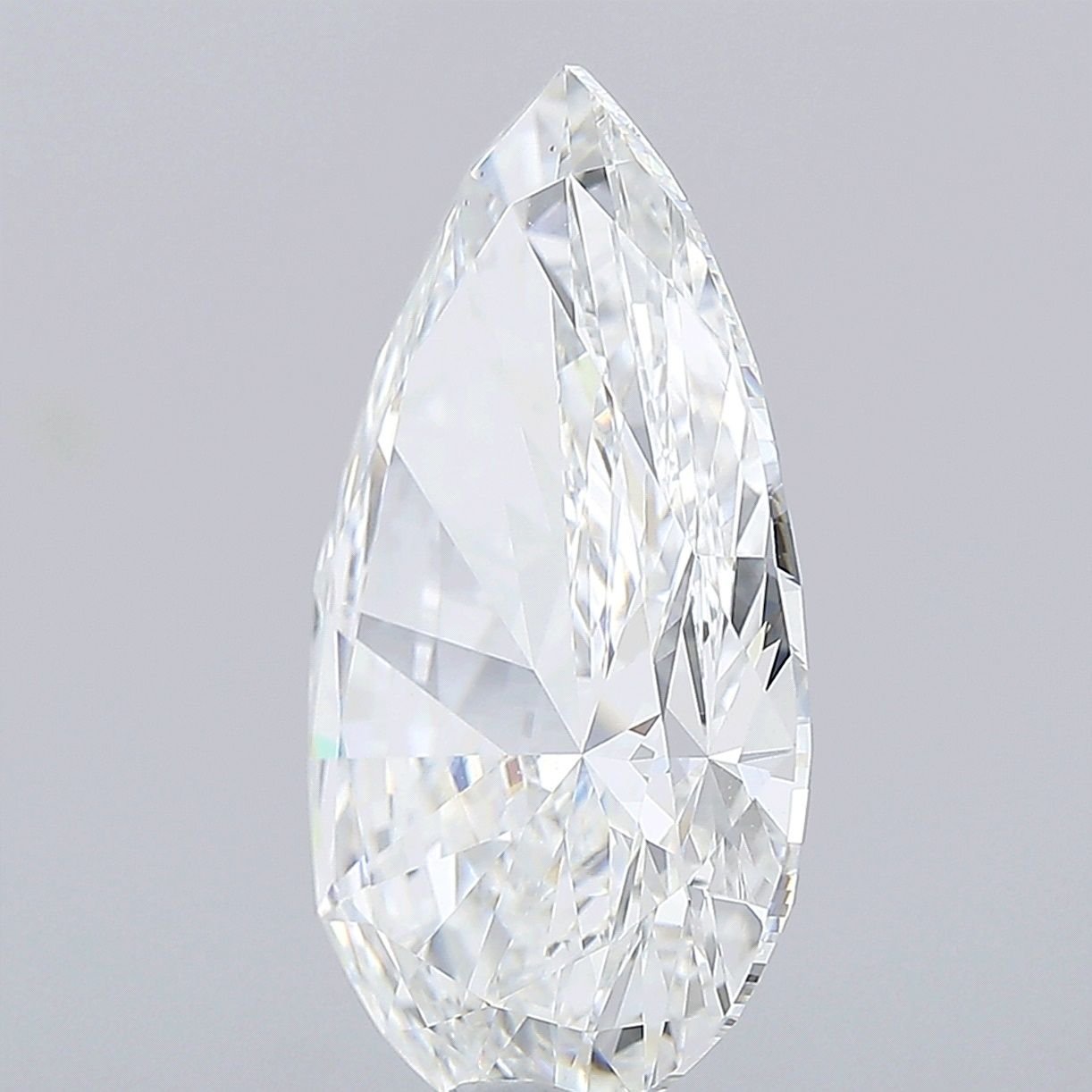 12.01ct F VVS2 Very Good Cut Pear Lab Grown Diamond