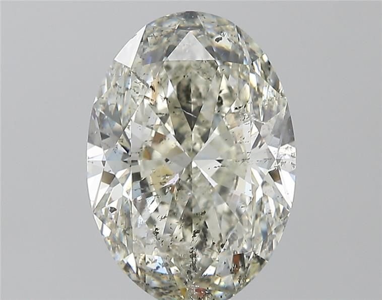 5.01ct I SI2 Rare Carat Ideal Cut Oval Diamond