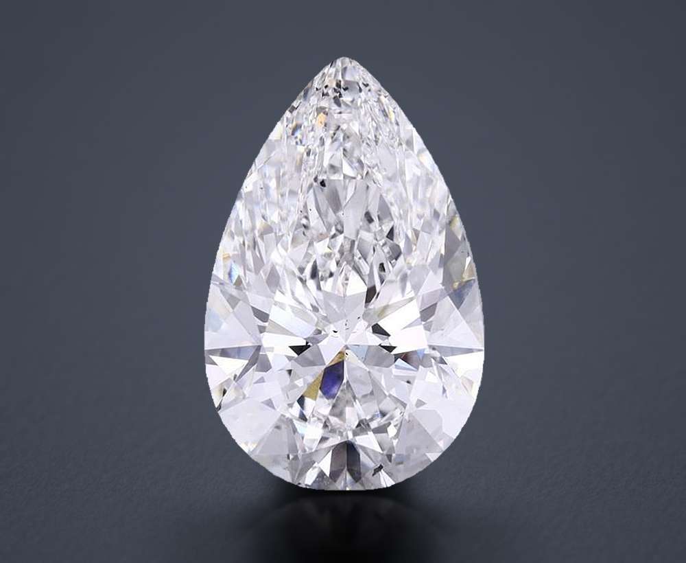 4.50 Carat Pear Lab Diamond
