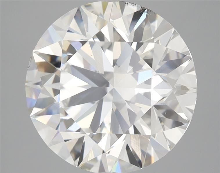 5.02ct H VS2 Rare Carat Ideal Cut Round Lab Grown Diamond