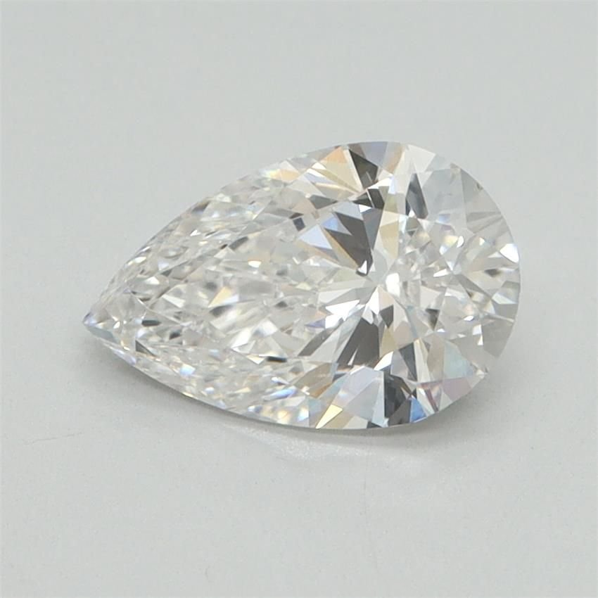 1.13ct D VVS2 Rare Carat Ideal Cut Pear Lab Grown Diamond