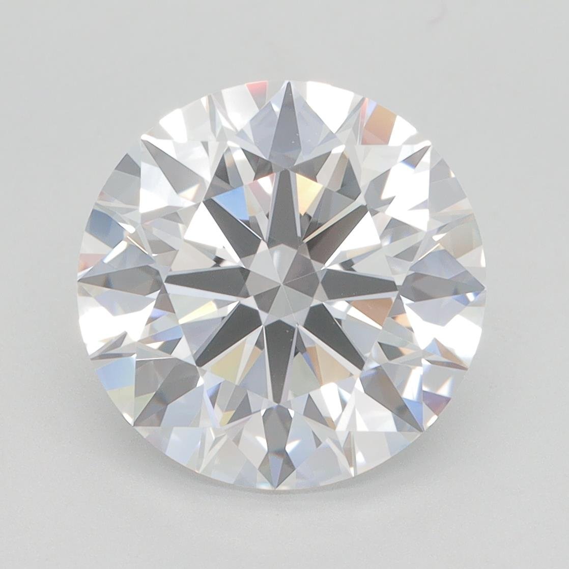 4.49ct E VVS1 Rare Carat Ideal Cut Round Lab Grown Diamond