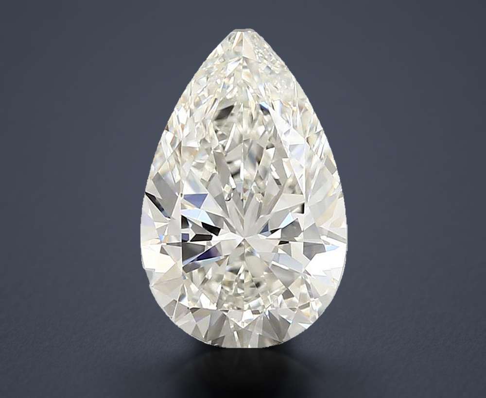 1.81 Carat Pear Natural Diamond