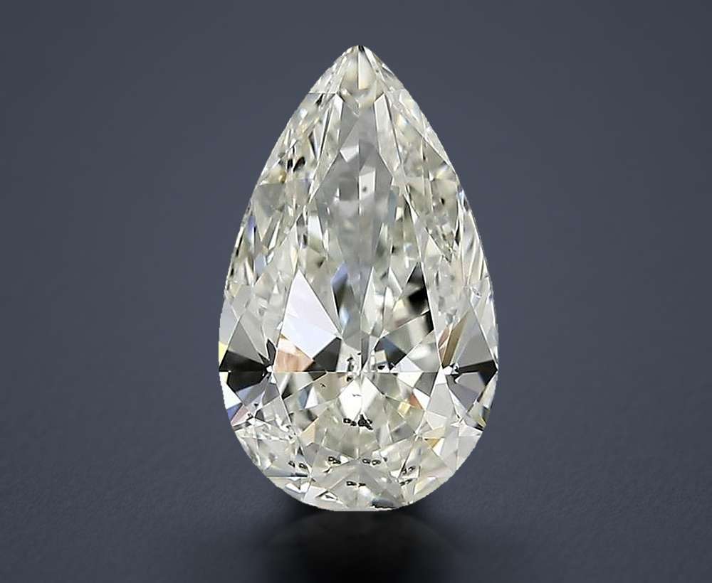 2.07 Carat Pear Natural Diamond