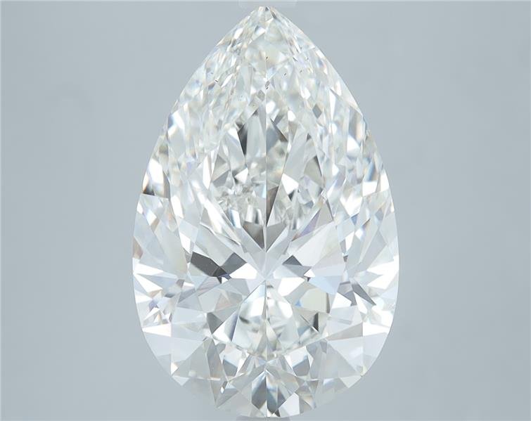 5.07ct H VS2 Rare Carat Ideal Cut Pear Lab Grown Diamond