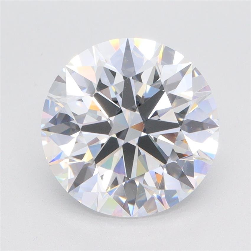 3.04ct D VS1 Rare Carat Ideal Cut Round Lab Grown Diamond