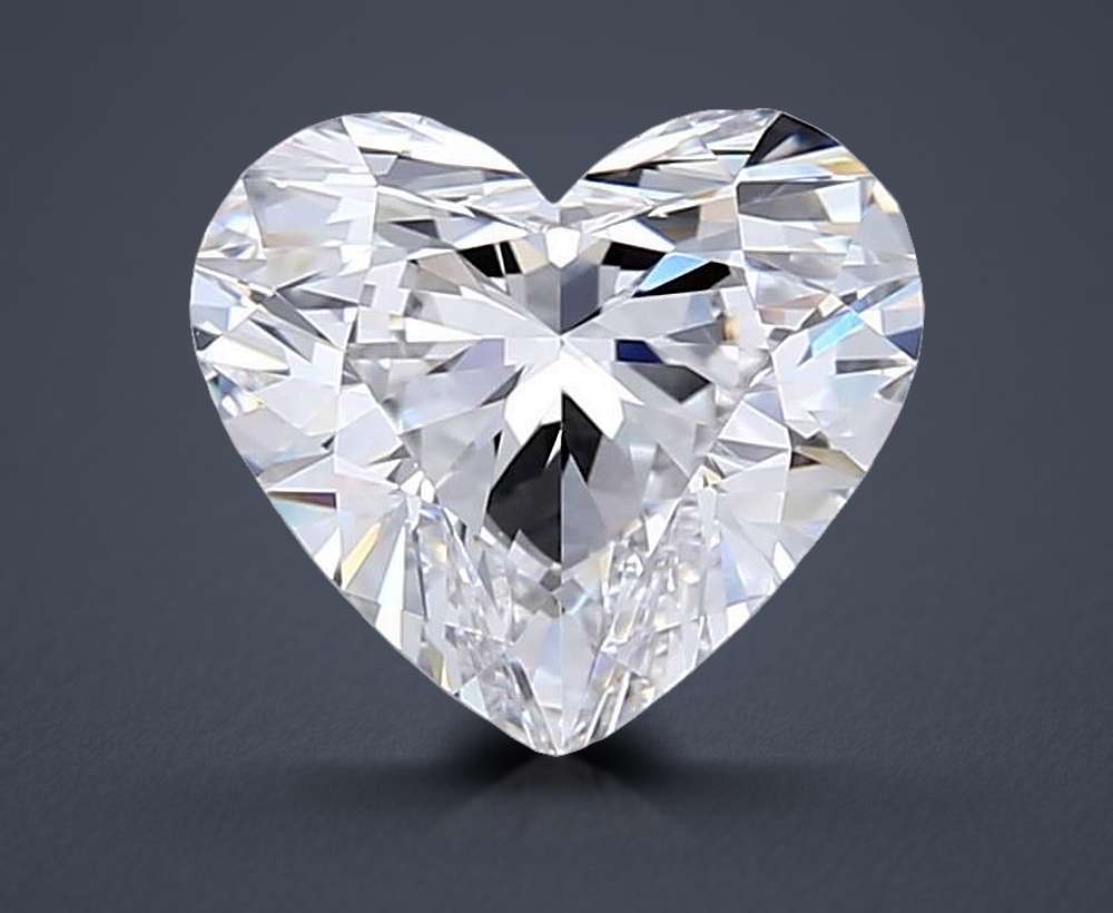 1.50 Carat Heart Lab Diamond