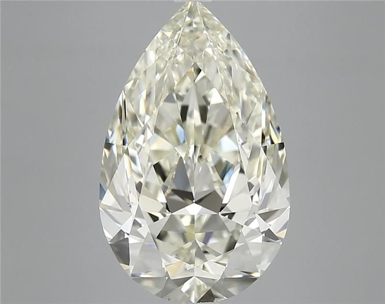 5.07ct J VVS1 Rare Carat Ideal Cut Pear Diamond