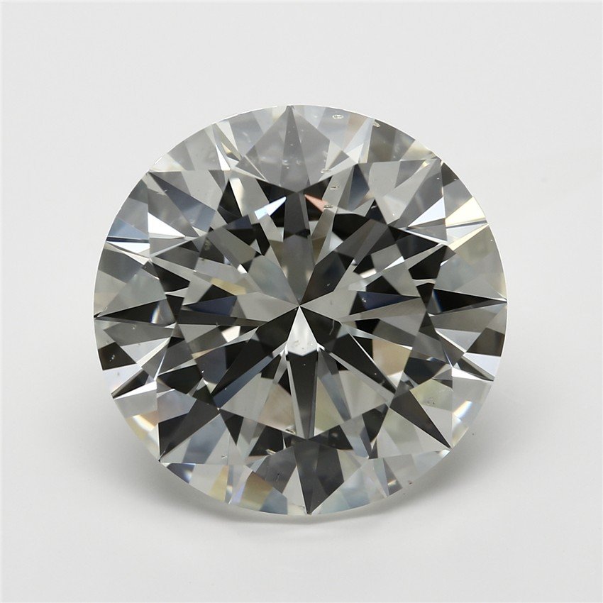 10.01ct K SI1 Rare Carat Ideal Cut Round Diamond