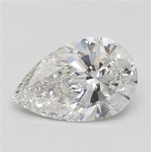 3.04ct G VS1 Rare Carat Ideal Cut Pear Lab Grown Diamond