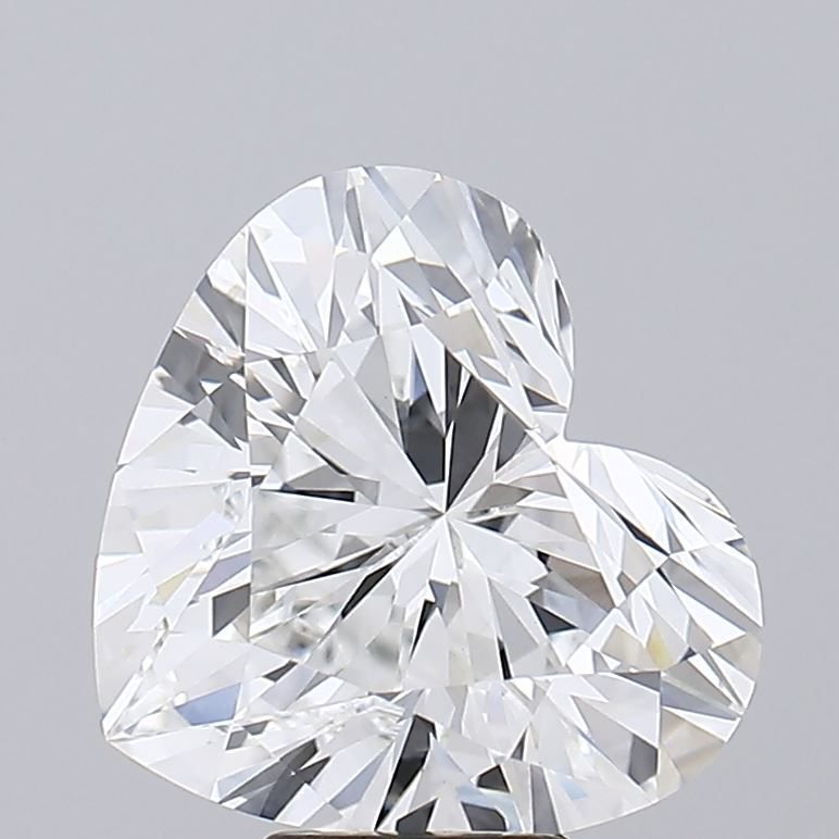 6.05ct E VVS2 Rare Carat Ideal Cut Heart Lab Grown Diamond