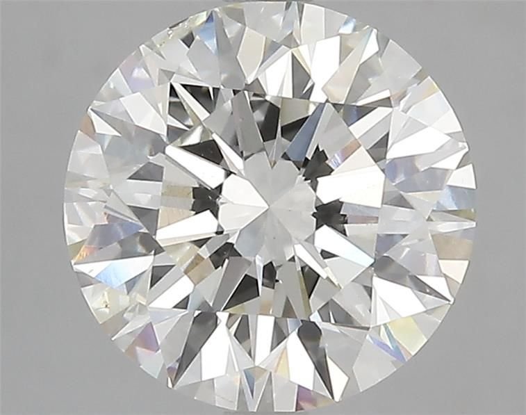 3.51ct J SI2 Rare Carat Ideal Cut Round Diamond