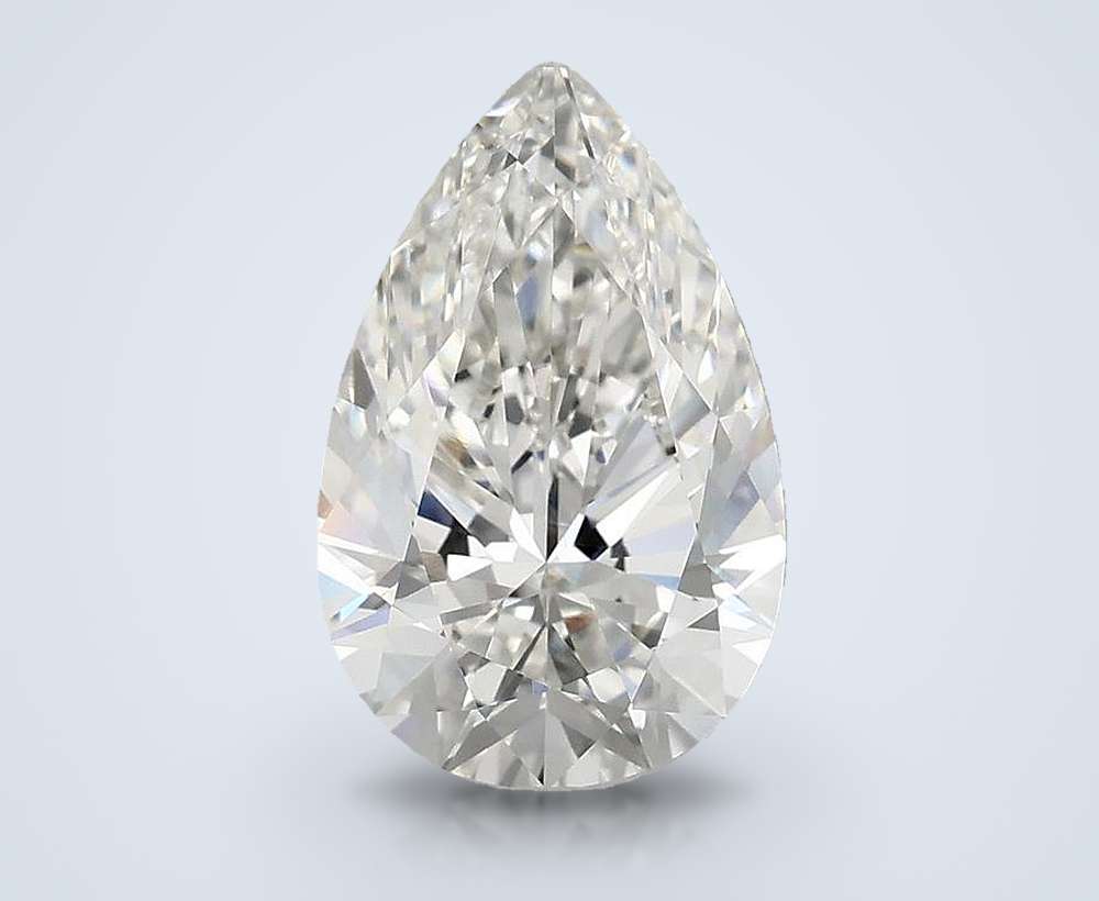 2.60 Carat Pear Lab Diamond