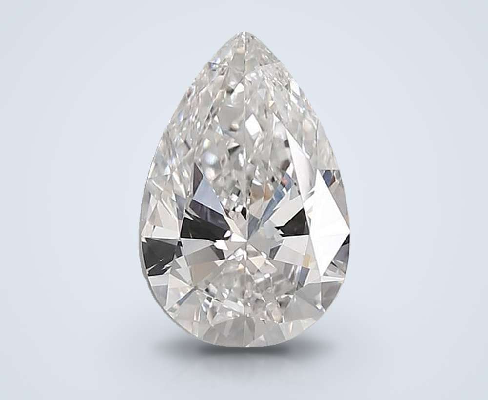 2.00 Carat Pear Lab Diamond