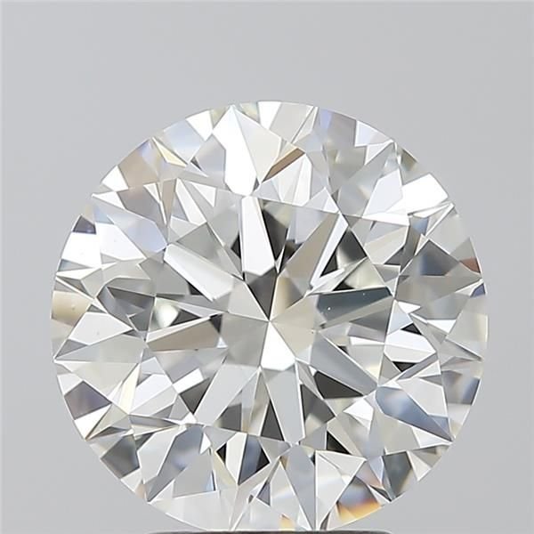 3.51ct H VS2 Rare Carat Ideal Cut Round Diamond