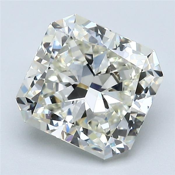3.00ct K VS2 Rare Carat Ideal Cut Radiant Diamond