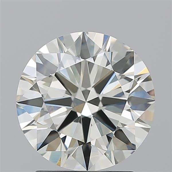 2.26ct J VVS2 Rare Carat Ideal Cut Round Diamond