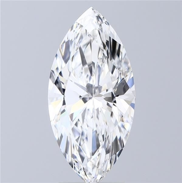 3.10ct E VVS2 Rare Carat Ideal Cut Marquise Lab Grown Diamond