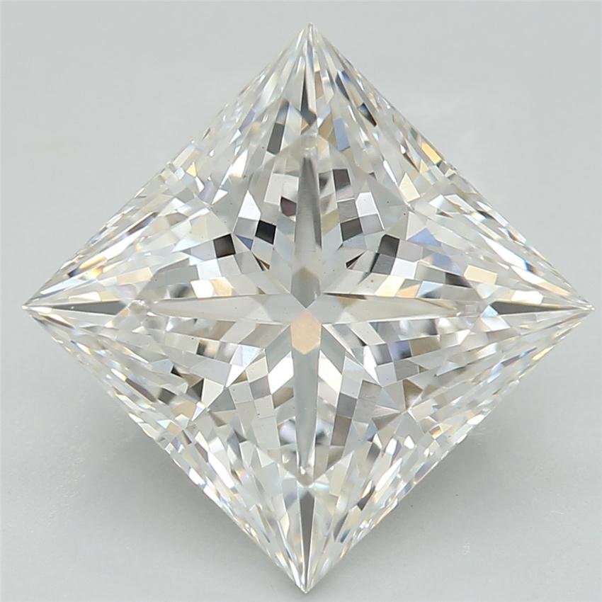 2.60ct G VS1 Rare Carat Ideal Cut Princess Lab Grown Diamond