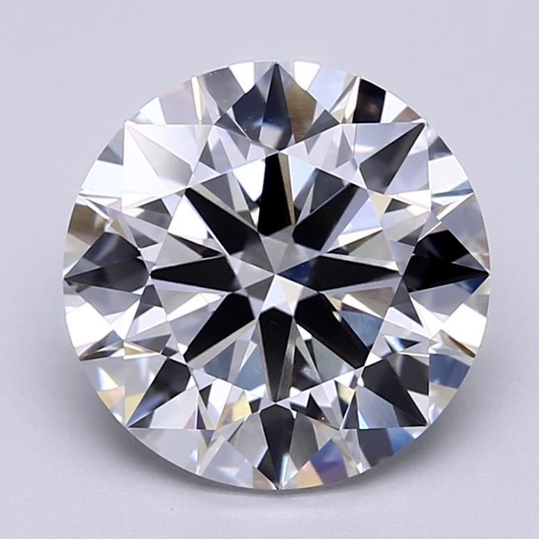 5.01ct E VVS2 Rare Carat Ideal Cut Round Lab Grown Diamond