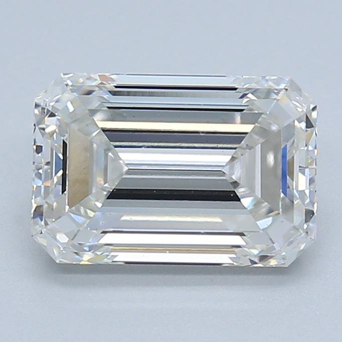1.94ct F VS1 Excellent Cut Emerald Lab Grown Diamond